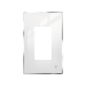 1 gang steel white frame