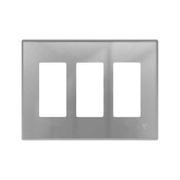 3 gang grey grey frame