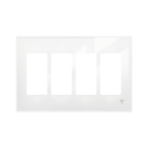 4 gang white white frame